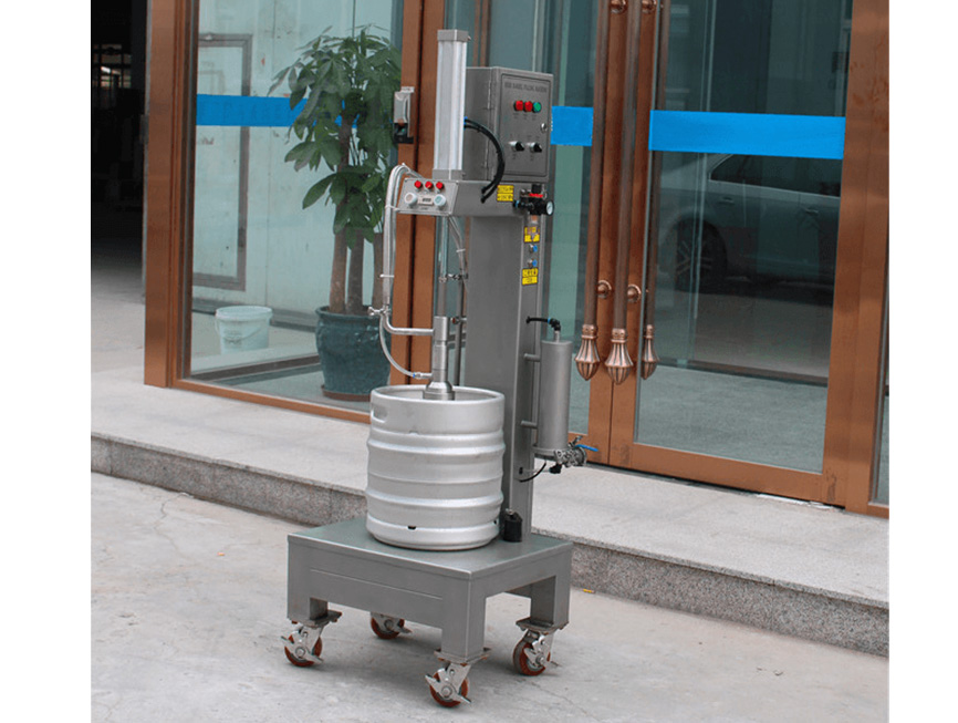 Single Station Beer Keg Filling Machine