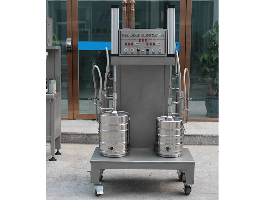 Double Stations Beer Keg Filling Machine