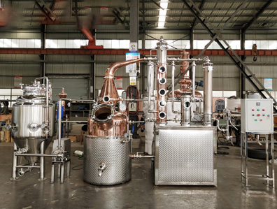Équipement de distillerie