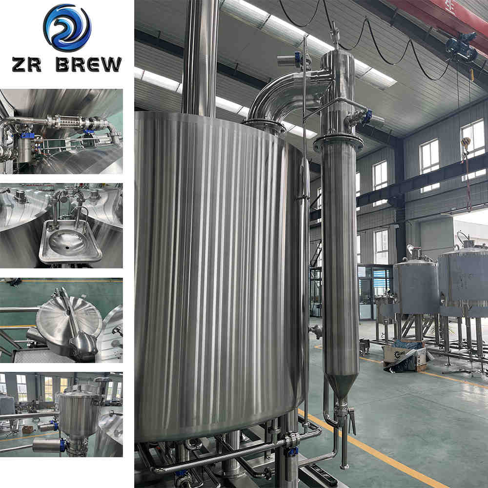 Équipement de brasserie de bière à 3 navires 10BBL Équipement de brasserie de bière à 3 navires 10BBL